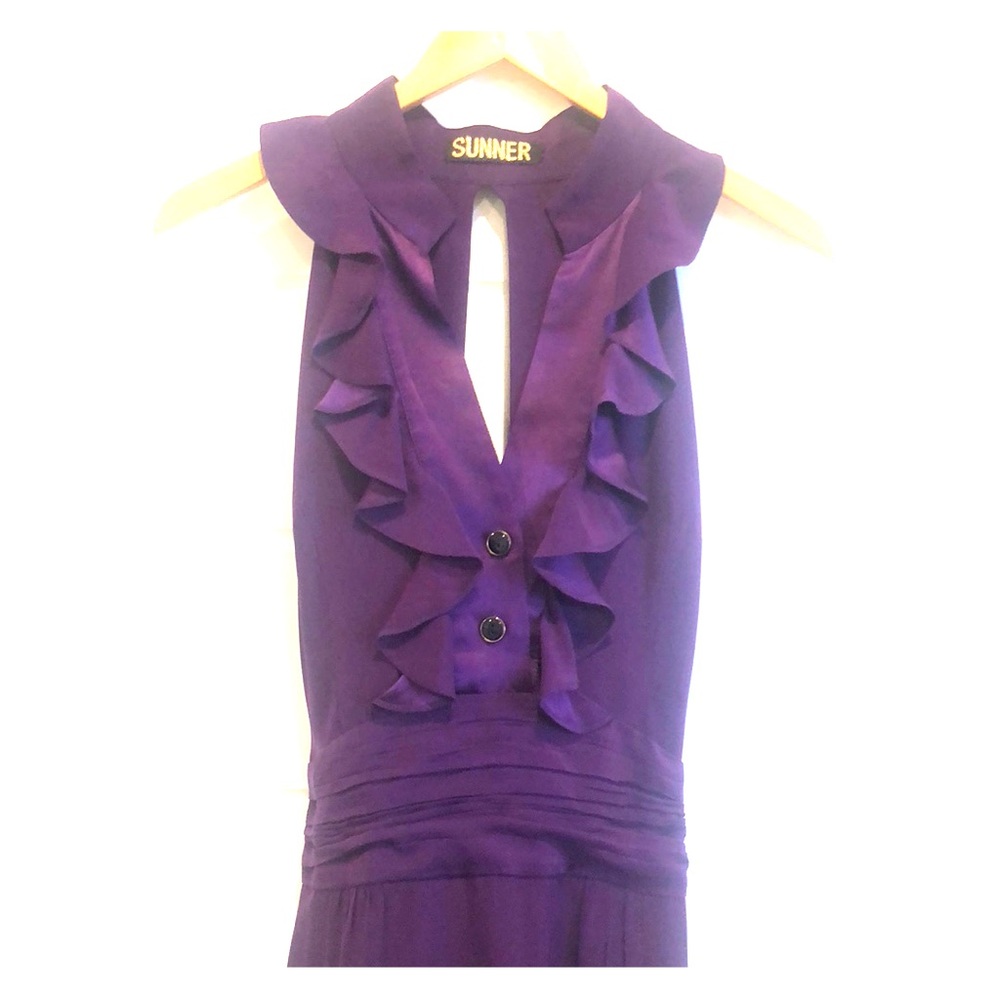 silk party dress